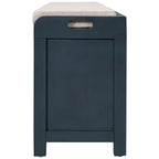 Storage Bench with Removable Basket and 2 Drawers - Acacia Wood