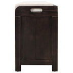 Storage Bench with Removable Basket and 2 Drawers - Acacia Wood