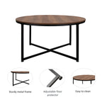 Table basse ronde