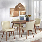 Simple Living Seguro Upholstered Mid-century Dining Chairs (Set of 2)