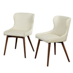 Simple Living Seguro Upholstered Mid-century Dining Chairs (Set of 2)