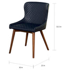 Simple Living Seguro Upholstered Mid-century Dining Chairs (Set of 2)