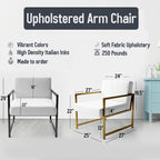 Designart Zebra Striped  Upholstered Cabin & Lodge Accent Chair and Arm Chair
