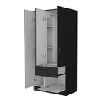 FM Furniture Ramblas Armoire, Two Cabinets, One Drawer - N/A