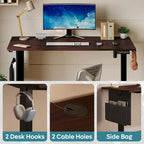 Bureau Debout Électrique Ergonomique, Bureau d'Ordinateur, Table Réglable en Hauteur avec Port USB