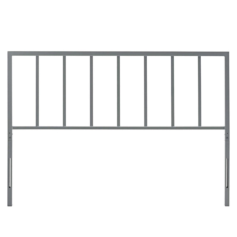 Tête de lit Kenvil Classic King Size en métal gris