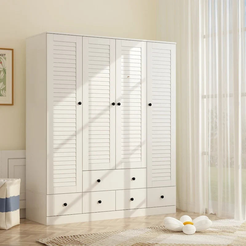 Bedroom Armoire Closet Armoire Wardrobe Closet Clothing Rod Drawer