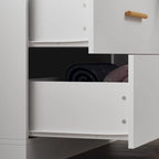 4 Doors Wardrobe Armoire Closet 63 W Bedroom Clothes Storage Cabinet