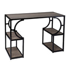 SEI Furniture Tynhill Transitional Brown Wood Desk