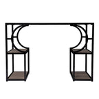 SEI Furniture Tynhill Transitional Brown Wood Desk