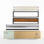 Lit plateforme Priage by ZINUS GOOD DESIGN Winner 14 pouces en métal marron et bambou