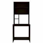 FM Furniture Sawgrass Writing Computer Desk with 5 Open Shelves and Hutch