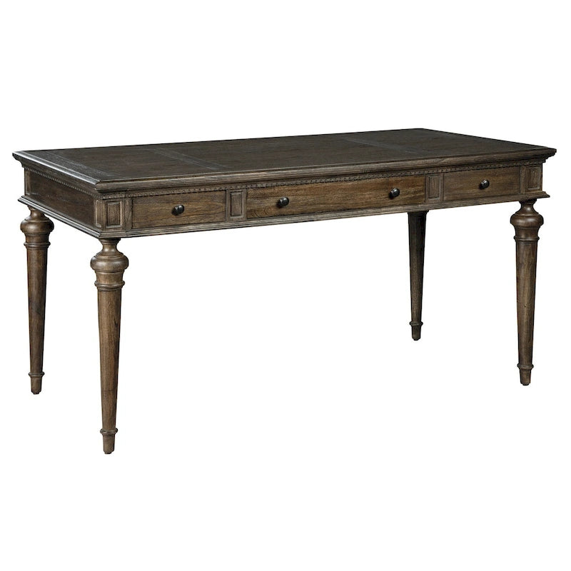 Java Finish Writing Desk with Drop Front Drawer - Mindi Wood - 60 Inch