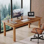 Wood Finish Executive Desk - 71 Inch - For 1-2 People