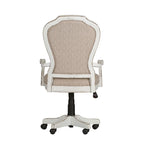 Magnolia Manor Antique White Weathered Bark Jr Executive Desk Chair