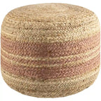 Pouf rayé Livabliss Mallows Farmhouse