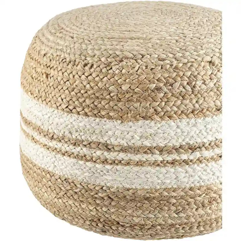 Pouf rayé Livabliss Mallows Farmhouse