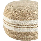 Pouf rayé Livabliss Mallows Farmhouse