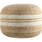 Pouf rayé Livabliss Mallows Farmhouse