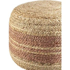 Pouf rayé Livabliss Mallows Farmhouse