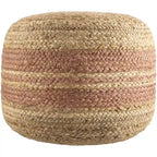 Pouf rayé Livabliss Mallows Farmhouse