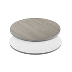 Dessus de table rond de 36 po avec dessus laminé réversible