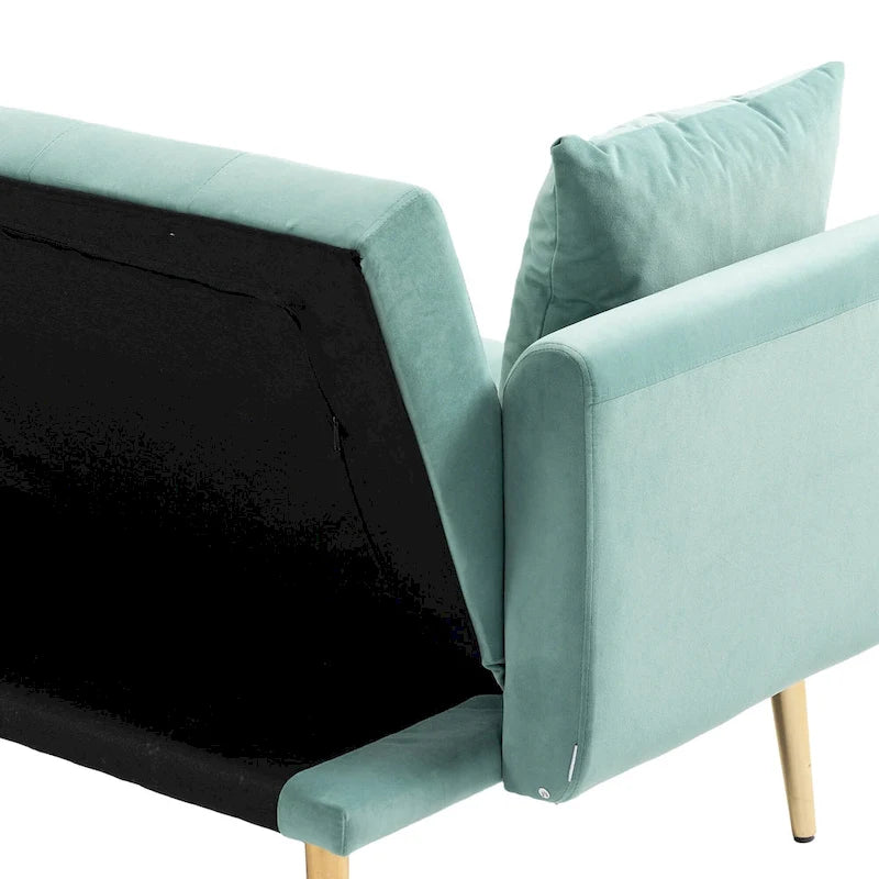 Canapé d'appoint modulaire avec pieds en métal - 30,31 x 30,71 x 65,36