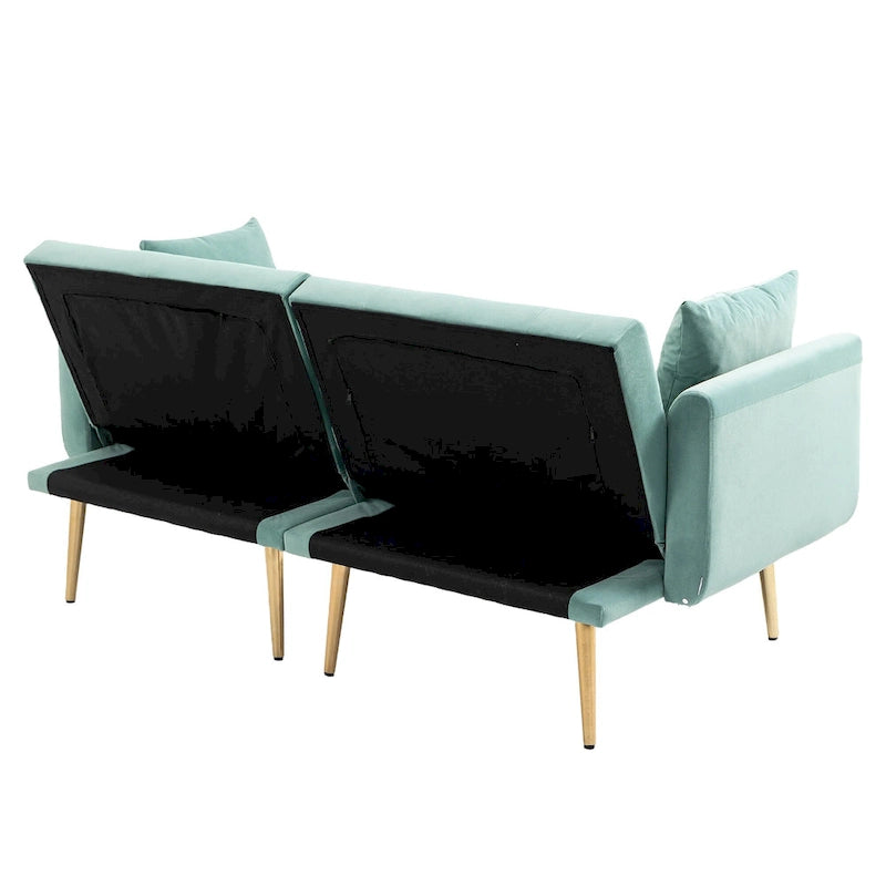 Canapé d'appoint modulaire avec pieds en métal - 30,31 x 30,71 x 65,36