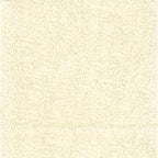 Round Upholstered top Ottoman on metal frame - Cream Faux Sheepskin