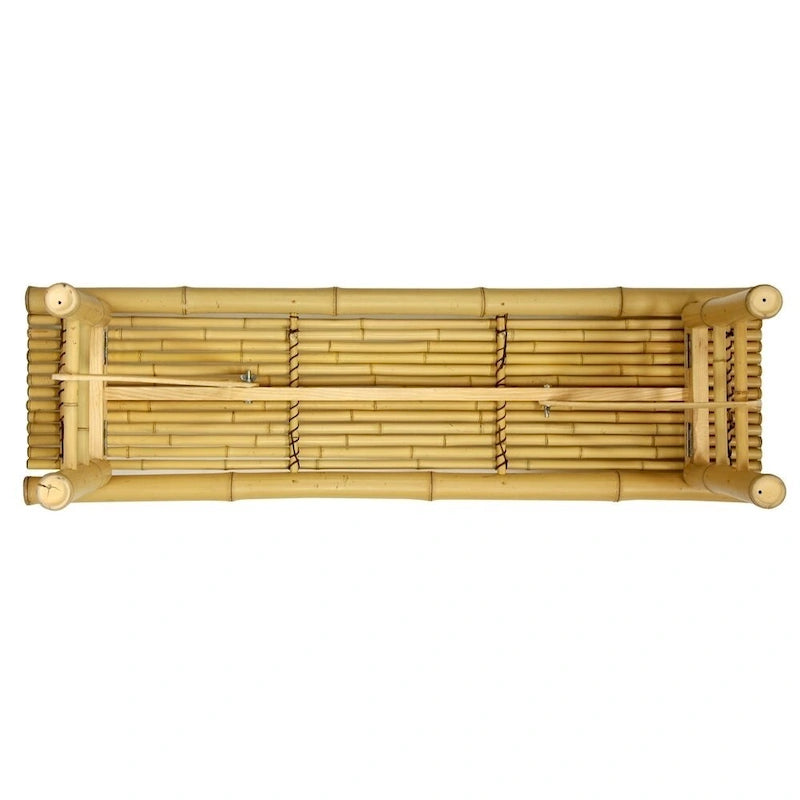 Light Bamboo Folding Bench - 47 Inch