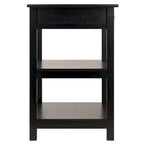 Porch & Den Bertha Black Printer Stand