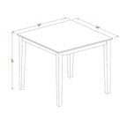 East West Furniture Kitchen Table Set- a Dining Room Table and Kitchen Chairs