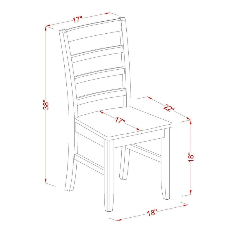 East West Furniture Dining Table Set Includes a Square Table with Butterfly Leaf and Dining Chairs (Chair Seat Type Options)