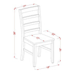 East West Furniture Dining Table Set Includes a Square Table with Butterfly Leaf and Dining Chairs (Chair Seat Type Options)