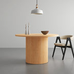 Round Kitchen Table Solid Wood Dining Table