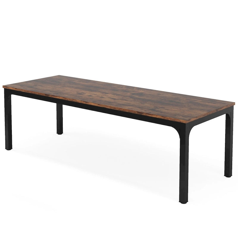 78.74 Inches Executive Desk Double Workstation with Metal Legs for Home Office,Two Person Computer Desk for 2 (Only Table)