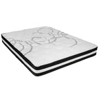 Tufted Platform Bed with 10in. Pocket Spring Mattress