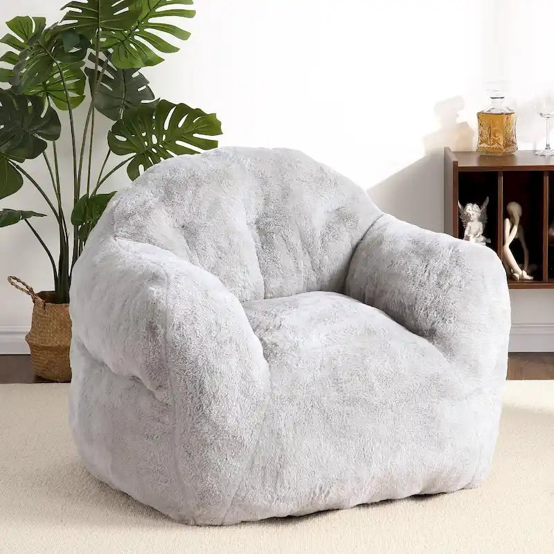 Giant Bean Bag Chair with Armrests - For Adults and Kids