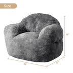 Giant Bean Bag Chair with Armrests - For Adults and Kids