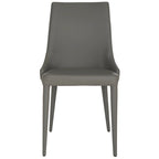 SAFAVIEH Socorro Chaise de salle à manger blanche de style moderne du milieu du siècle (lot de 2) - 23,6 x 19,6 x 35,5 - 24Lx20Px36H