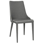 SAFAVIEH Socorro Chaise de salle à manger blanche de style moderne du milieu du siècle (lot de 2) - 23,6 x 19,6 x 35,5 - 24Lx20Px36H