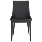SAFAVIEH Socorro Chaise de salle à manger blanche de style moderne du milieu du siècle (lot de 2) - 23,6 x 19,6 x 35,5 - 24Lx20Px36H