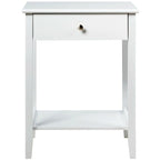 Table de chevet en bois avec rangement