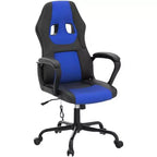 FDW Racing Gaming Chair Home Office Chair Ergonomic Desk Chair Massage PU Leather Computer Chair with Lumbar Support Headrest Armrest