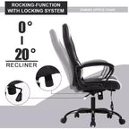 FDW Racing Gaming Chair Home Office Chair Ergonomic Desk Chair Massage PU Leather Computer Chair with Lumbar Support Headrest Armrest