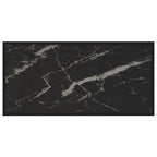 vidaXL Table basse noire 100x50x35 cm en verre trempé - 100 x 50 x 35