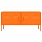 vidaXL TV Stand TV Unit Sideboard Home TV Console Media Unit Cupboard Steel - 41.3 x 13.8 x 19.7