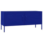 vidaXL TV Stand TV Unit Sideboard Home TV Console Media Unit Cupboard Steel - 41.3 x 13.8 x 19.7