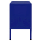 vidaXL TV Stand TV Unit Sideboard Home TV Console Media Unit Cupboard Steel - 41.3 x 13.8 x 19.7