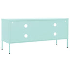 vidaXL TV Stand TV Unit Sideboard Home TV Console Media Unit Cupboard Steel - 41.3 x 13.8 x 19.7